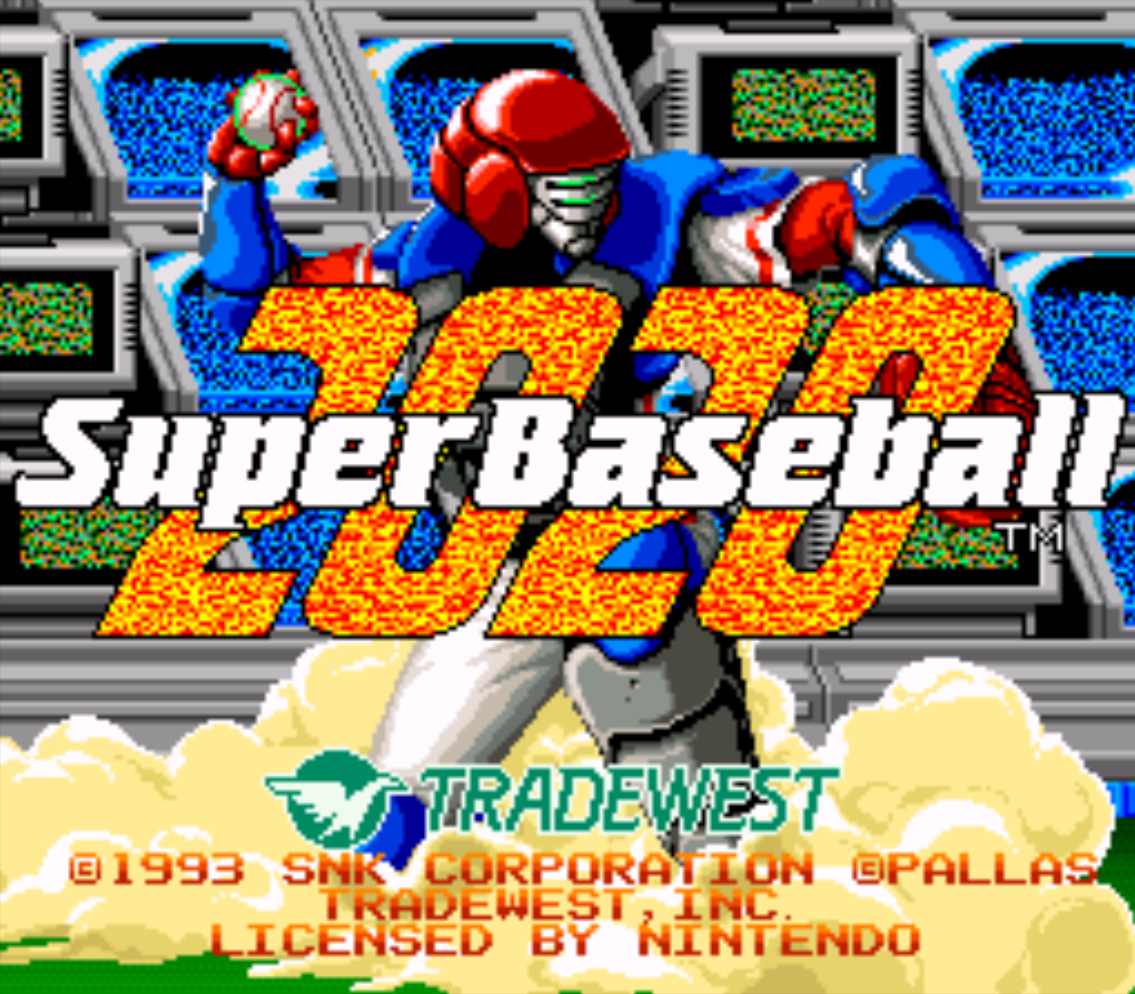 2020 Super Baseball Title Screen